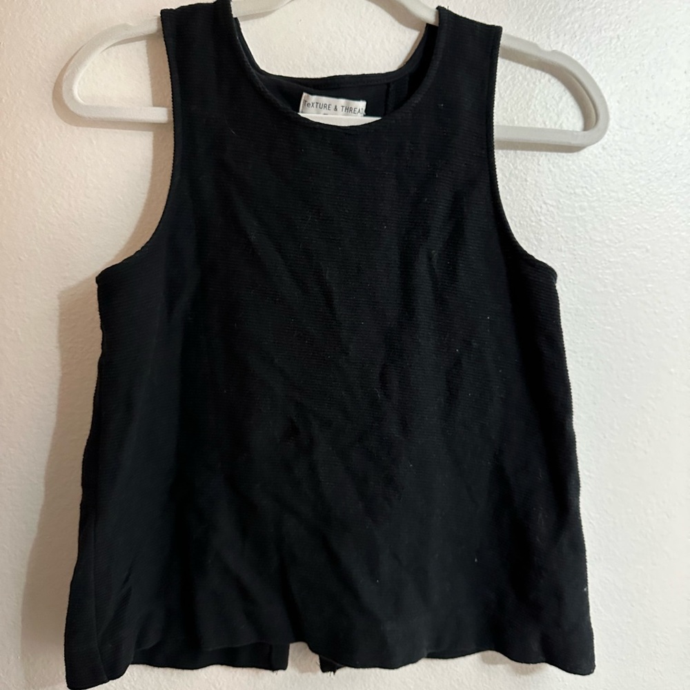 TeXTURE & THREAD by Madewell Black Top